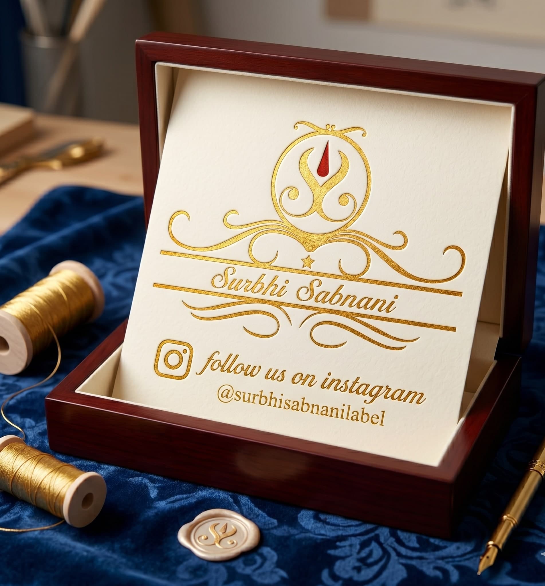 Follow Surbhi Sabnani Label on Instagram — @surbhisabnanilabel