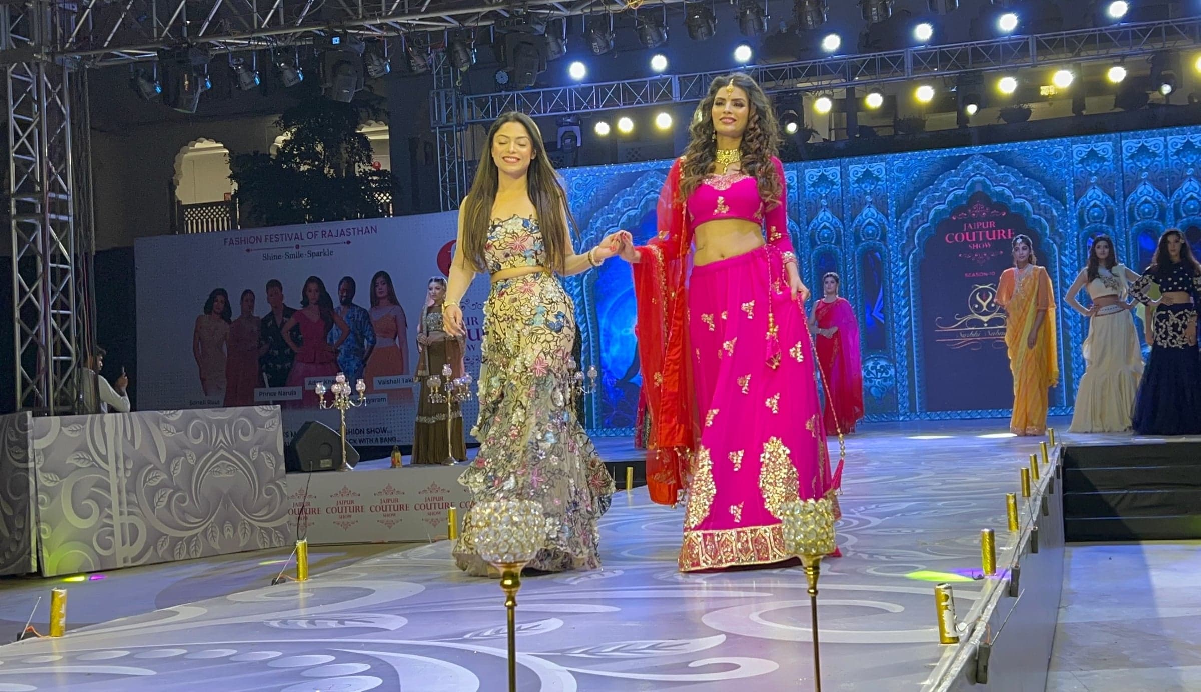 Surbhi Sabnani's debut on the runway at the Jaipur Couture Show — Fashion Festival of Rajasthan, 2022